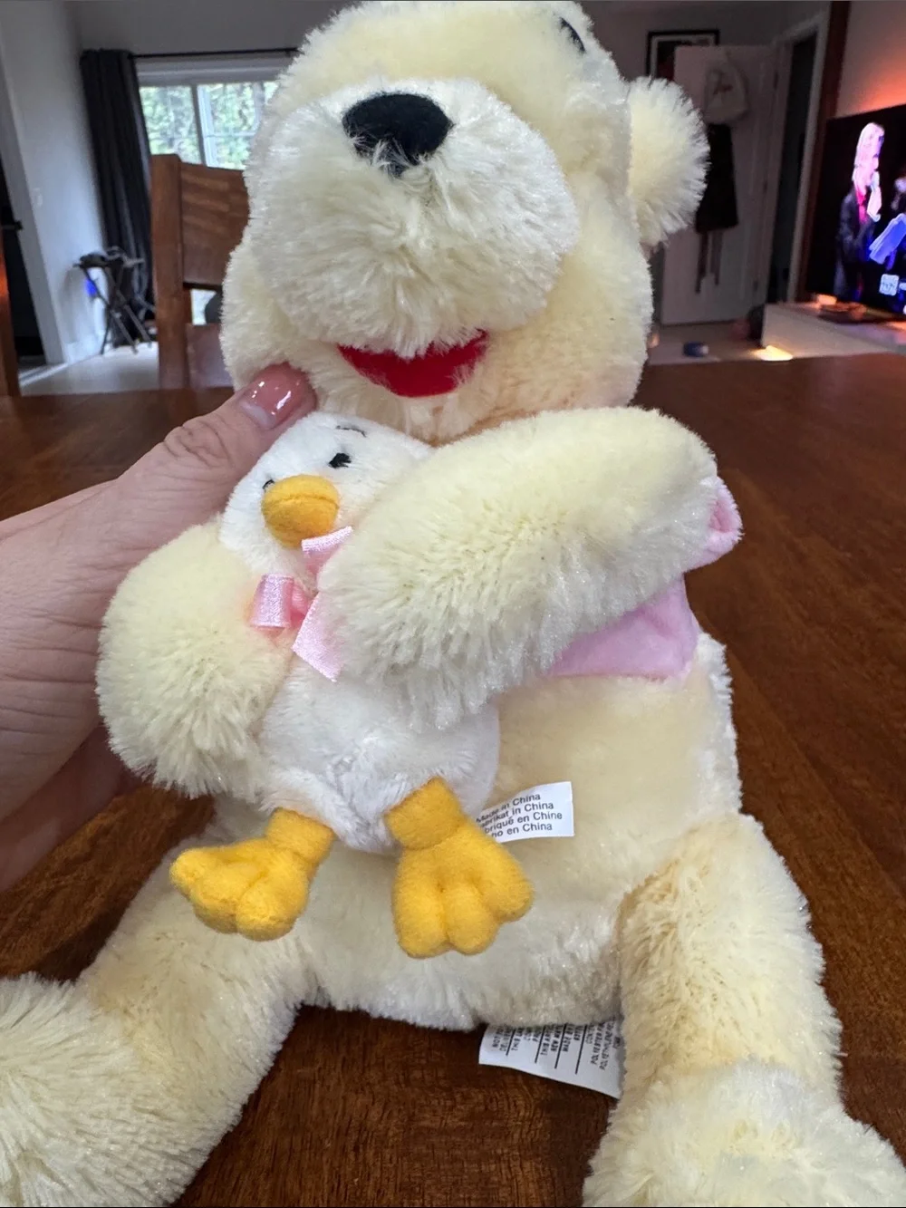 Y2K Disney Plush Winnie the Pooh with Chick Plush